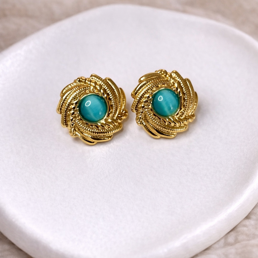 Boucles d'oreilles Océan