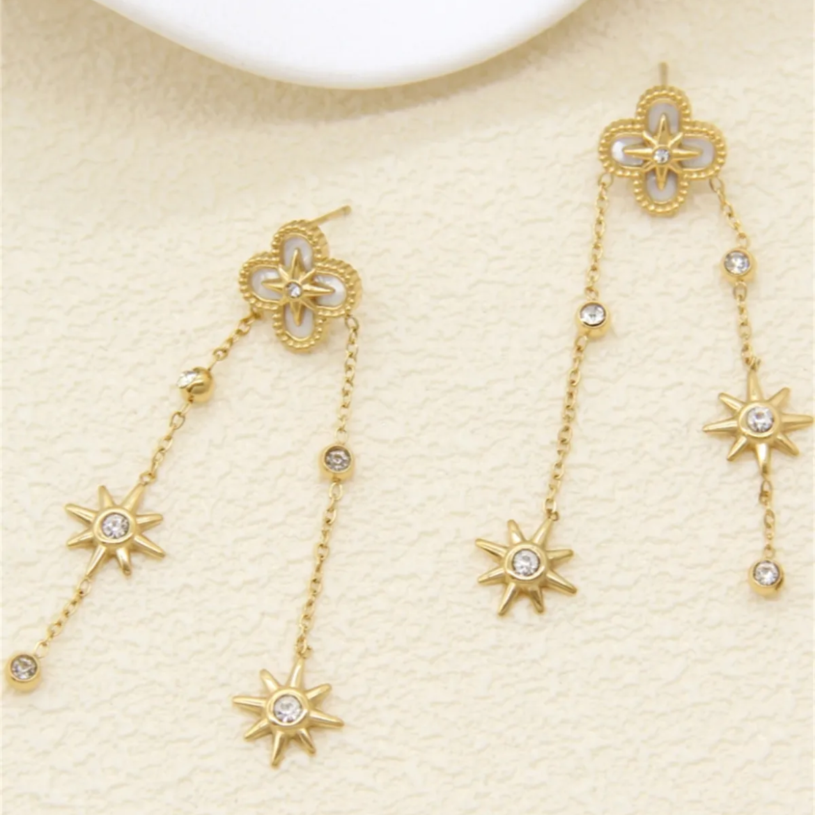 Boucles d’oreilles étoile