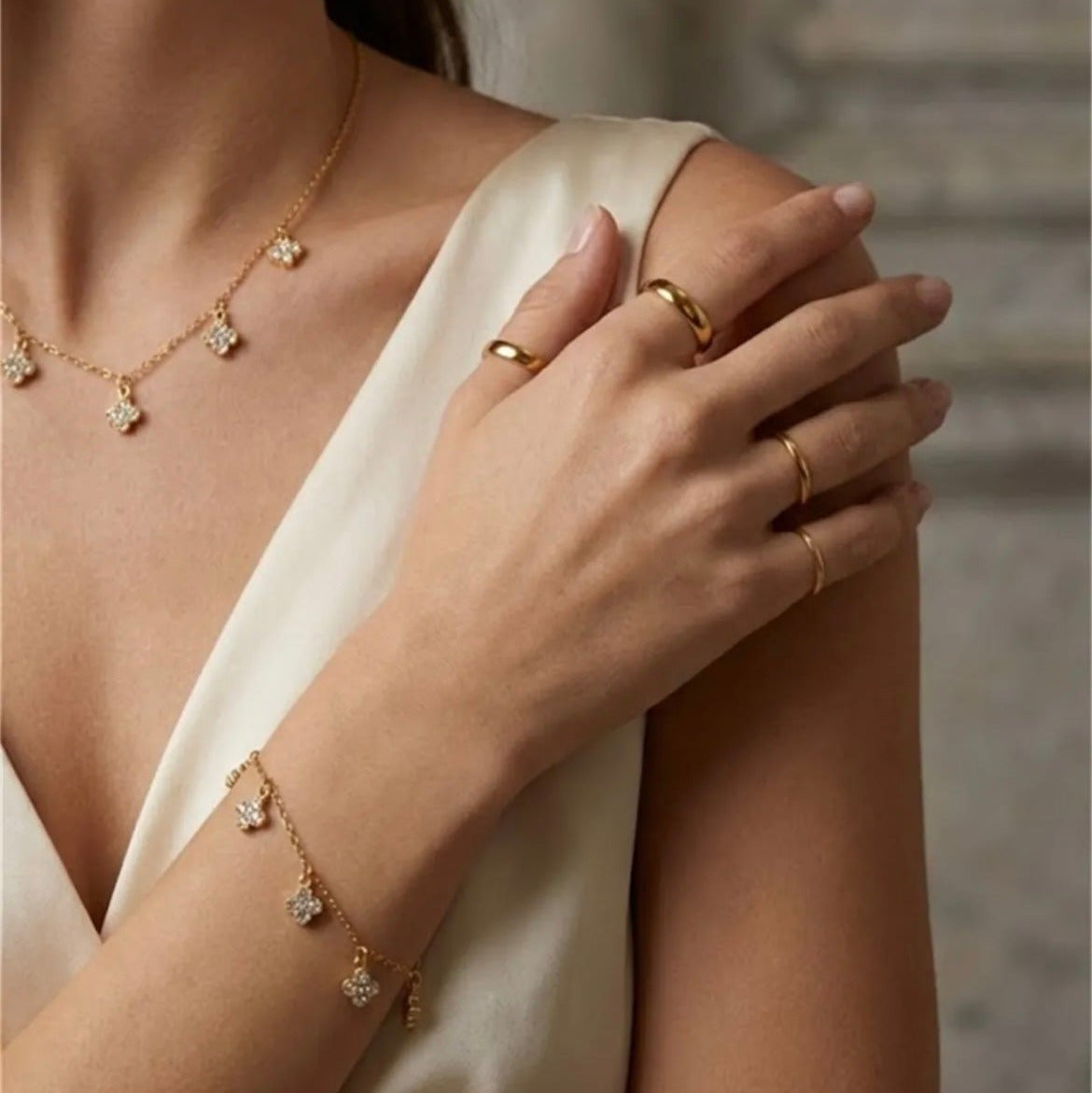 Collier Nelya+ bracelet Nelya