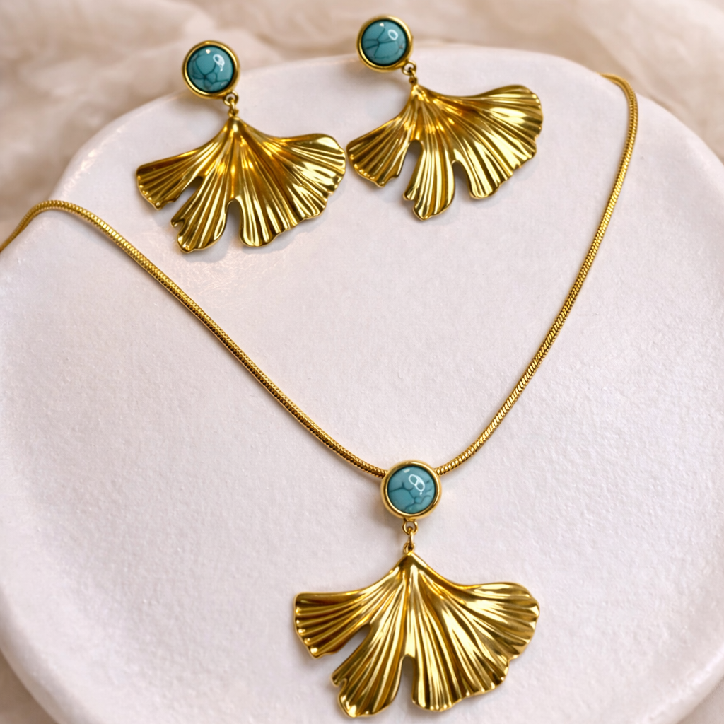 Parure Doré – Pétales